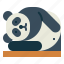panda, bear, animal, ursidae, sleep 