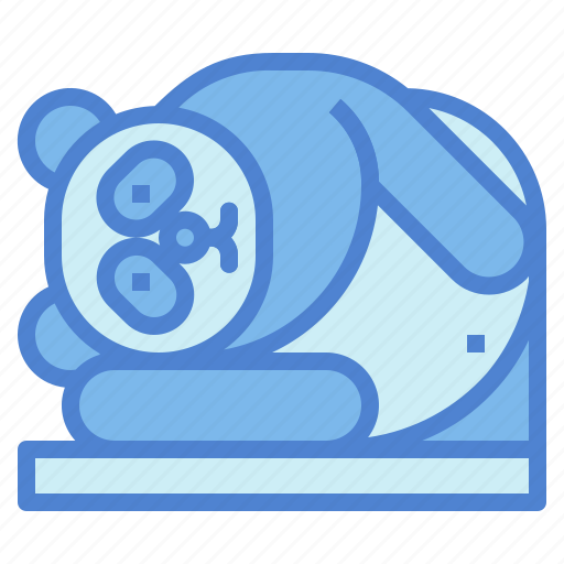 Panda, bear, animal, ursidae, sleep icon - Download on Iconfinder