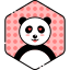 face, heart, love, panda 