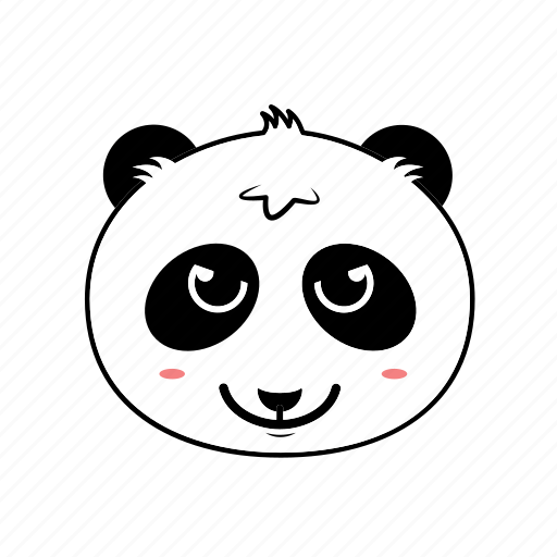 Emoticon, face, panda, animal, cool, expression, smiley icon - Download on Iconfinder