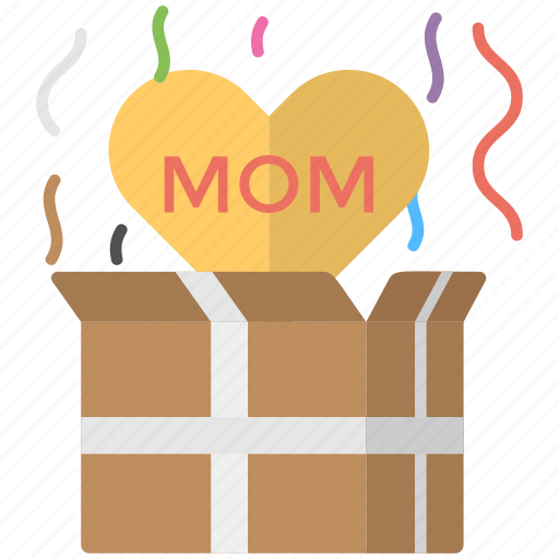 Love package, lovely gift, mom balloon, mother gift, special gift icon - Download on Iconfinder