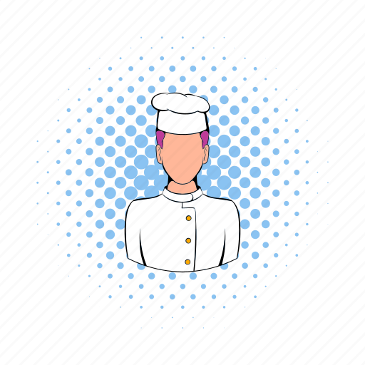 Cap, chef, comics, cook, kitchen, man, restaurant icon - Download on Iconfinder