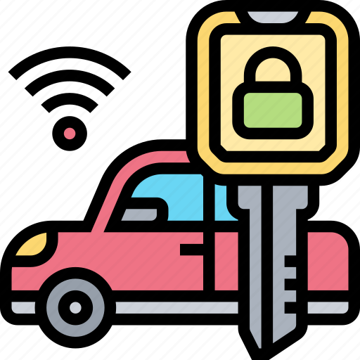 Car, lock, security, signal, unlock icon - Download on Iconfinder