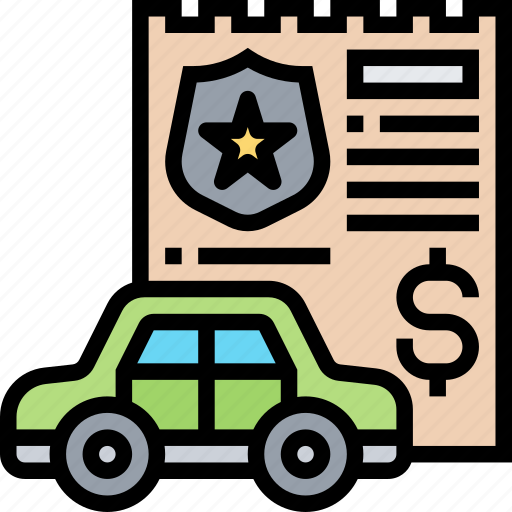 Fine, payment, ticket, parking, enforcement icon - Download on Iconfinder