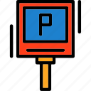 p, parking, symbol