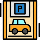 car, with, blue, parkingdisabled, parking, symbolblue, badge, parkinghandicap, iconblue, wheelchair, parkingaccessible, parkingblue, areadisabled, symbol