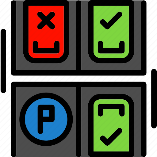 Parking, occupancy, statusavailable, spacesparking, availabilityvacant, spotsparking, lot icon - Download on Iconfinder