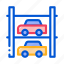 car, multi-storey, parking, transport 