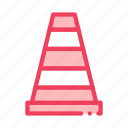 car, cone, parking, road, vehicle