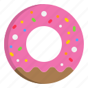 donut, birthday, anniversry, party, celebration
