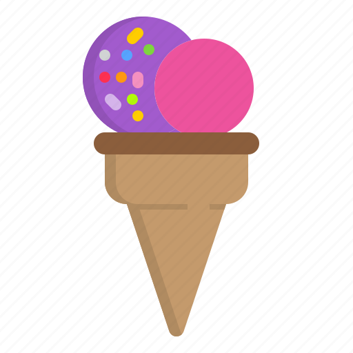 Icecream, cone, birthday, anniversry, party, celebration icon - Download on Iconfinder