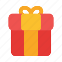 gift, box, present, package, birthday, and, party
