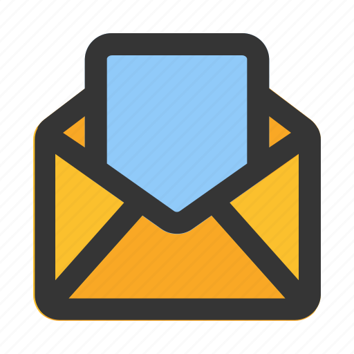 Open, mail, email, message, envelope icon - Download on Iconfinder