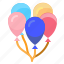 balloons, celebration, decoration, party 