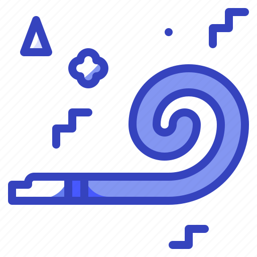 Blower, celebration, new, party, year icon - Download on Iconfinder