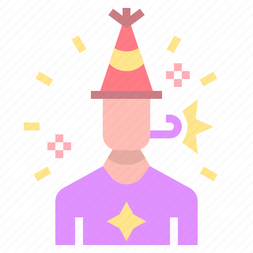 Birthday, celebration, fun, party, people icon - Download on Iconfinder