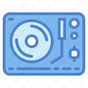cd, player, record, turntable