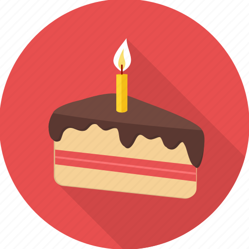 Birthday, cake, candle, happy birthday, pastry, dessert, sweet icon - Download on Iconfinder
