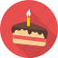 birthday, cake, candle, happy birthday, pastry, dessert, sweet 