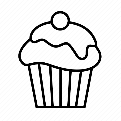 Bakery, birthday, cake, cupcake, dessert, party, sweet icon - Download on Iconfinder
