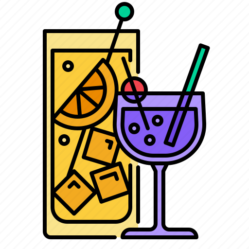Cocktail, drink, restaurant, alcoholic, beverage, alcohol, glass icon - Download on Iconfinder
