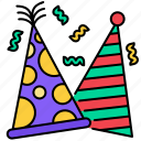 party, hat, birthday, year, accessory, celebration, costume, fun, celebrate 