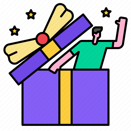 Surprise, present, box, celebration, ribbon, gift icon - Download on Iconfinder