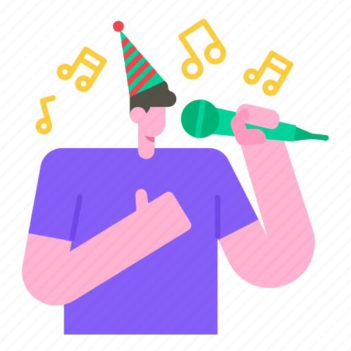 Karaoke, musician, singer, music, singing, party, people icon - Download on Iconfinder