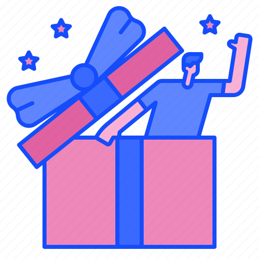 Surprise, present, box, celebration, ribbon, gift icon - Download on Iconfinder