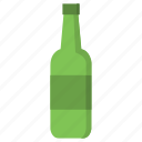 beer, bottle, alcol, glass, drink