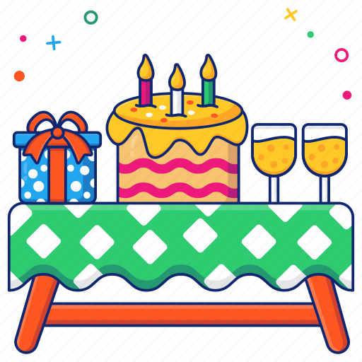 Cake, edible, party cake, candle cake, bakery item icon - Download on Iconfinder