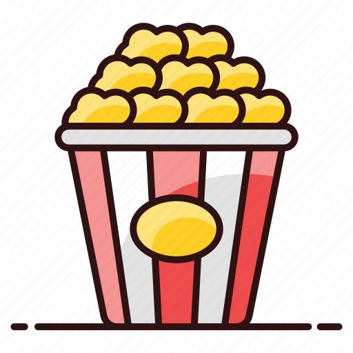 Cinema, cinema snacks, fast food, food, food bucket, junk food, takeaway food icon - Download on Iconfinder