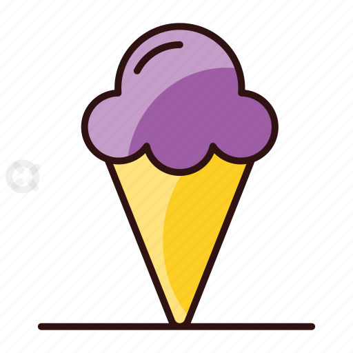 Cone, gelato, ice, ice cone, ice cream, summer dessert, sundae icon - Download on Iconfinder