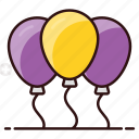 balloons, decorative balloons, helium balloons, party, party balloons, party decoration