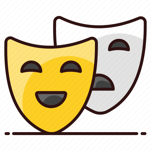 Carnival, comedy mask, costume, face mask, party, party mask, theater mask icon - Download on Iconfinder