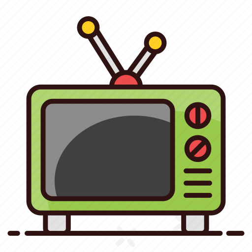 Electronics, retro, retro tv, tv, tv set, vintage tv icon - Download on Iconfinder