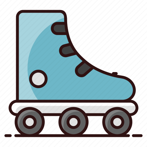 Footgear, footwear, roller, roller skates, skate boots, skates, skating shoe icon - Download on Iconfinder