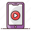mobile video, online video, play video, smartphone, smartphone video, video, video streaming 