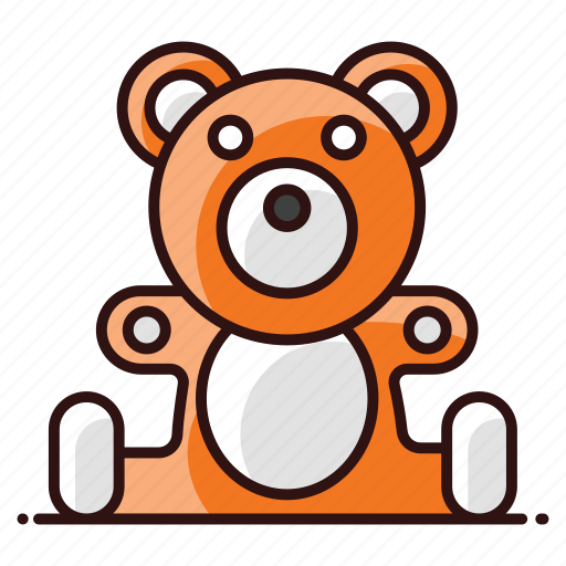 Bear, soft toy, stuffed teddy bear, stuffed toy, teddy, teddy bear, toy icon - Download on Iconfinder