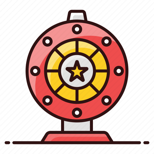 Casino, fortune, gambling, prize wheel, roulette wheel, wheel, wheel of fortune icon - Download on Iconfinder