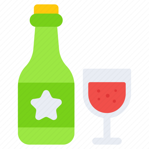 Drink bottle, wine, alcohol, wine bottle, beer bottle icon - Download on Iconfinder