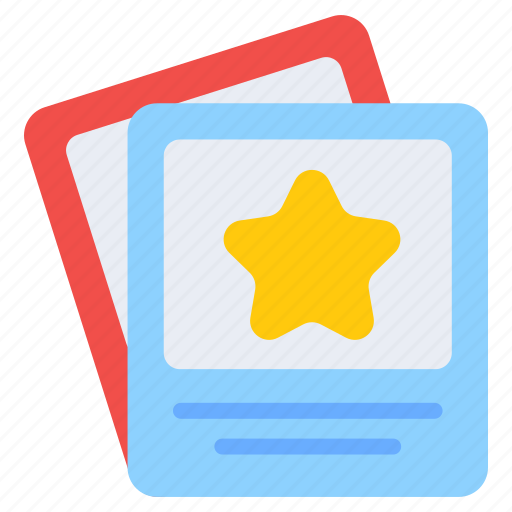Star tickets, coupons, cards, permits, tokens icon - Download on Iconfinder