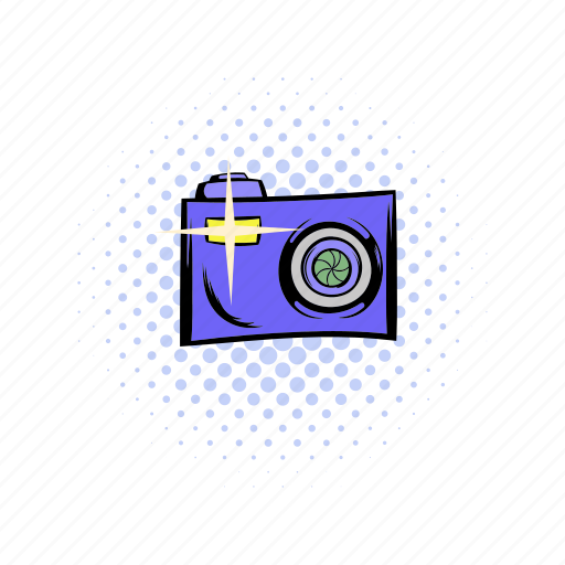 Camera, comics, equipment, lens, photo, photography, technology icon - Download on Iconfinder