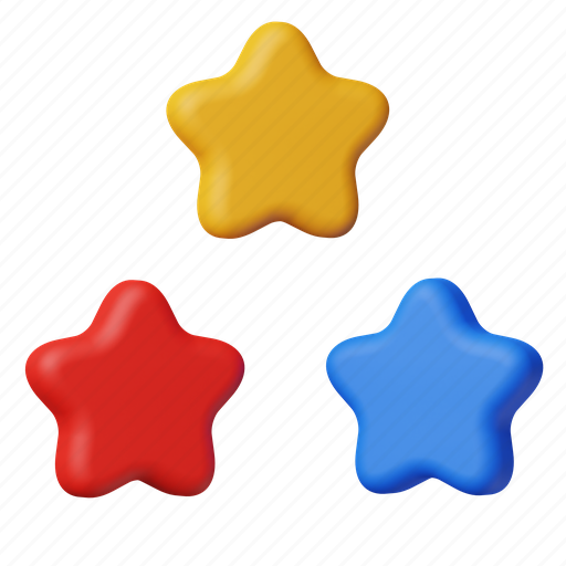 Star, badge, rating, winner, favorite, bookmark, award 3D illustration - Download on Iconfinder