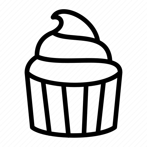 Cupcake, dessert, icing, party icon - Download on Iconfinder