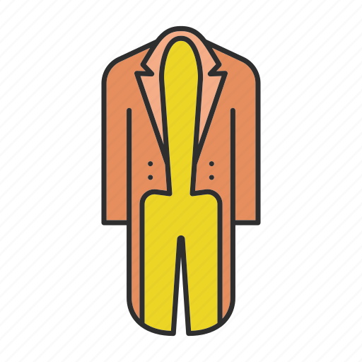 Apparel, clothing, garment, men, suit, tailcoat, wear icon - Download on Iconfinder