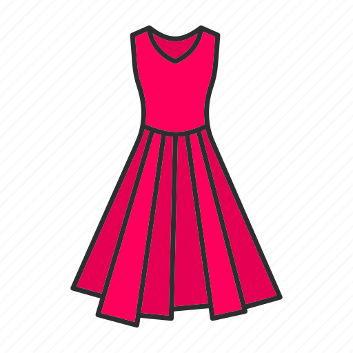 Apparel, clothing, dress, female, garment, outfit, woman icon - Download on Iconfinder
