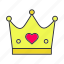 accessory, crown, king, party, princess, queen, royal 