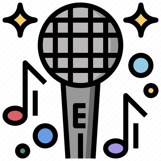 Karaoke, multimedia, music, notes, singer, singing icon - Download on Iconfinder