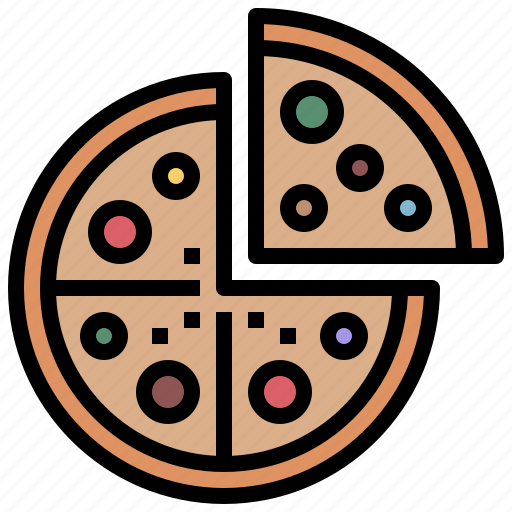 Fastfood, fat, food, pizza, restaurant, salami icon - Download on Iconfinder